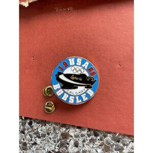 VINTAGE 1988 USA Bobsled Calgary‎ Olympics Collectible Pin